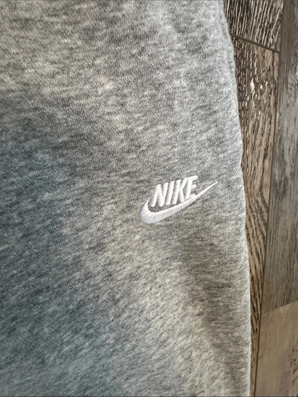 Nike Light Gray Men's Fleece Sweatpants